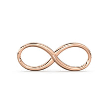 Load image into Gallery viewer, Solid Gold 14k 18k Infinity Charm, Infinity Connector, Gold Charm, 20x8x2mm Small Infinity Charm, Infinity Link - Jalvi &amp; Co.