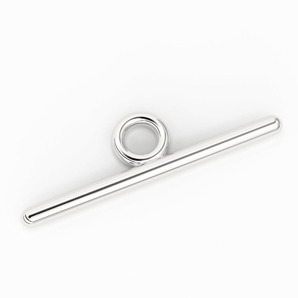 Solid Gold Toggle Clasp Bar / 14k 18k Solid Gold Finding / Gold Jewellery Supply / Sale - Jalvi & Co.
