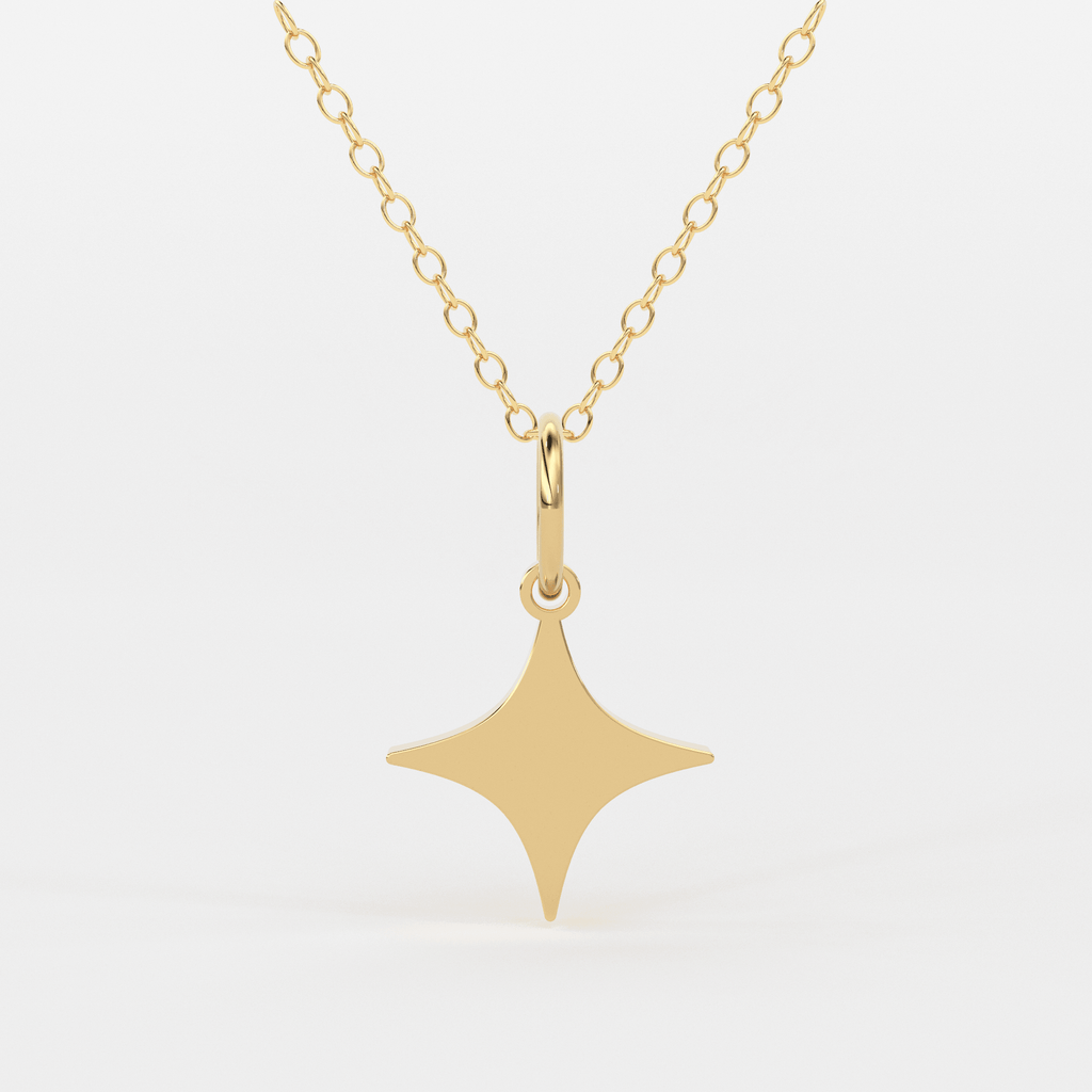 Star Necklace / 14k Gold Star Necklace / Gold Necklaces / Celestial Necklace / Minimalist Star Necklace / Dainty Star Necklace - Jalvi & Co.