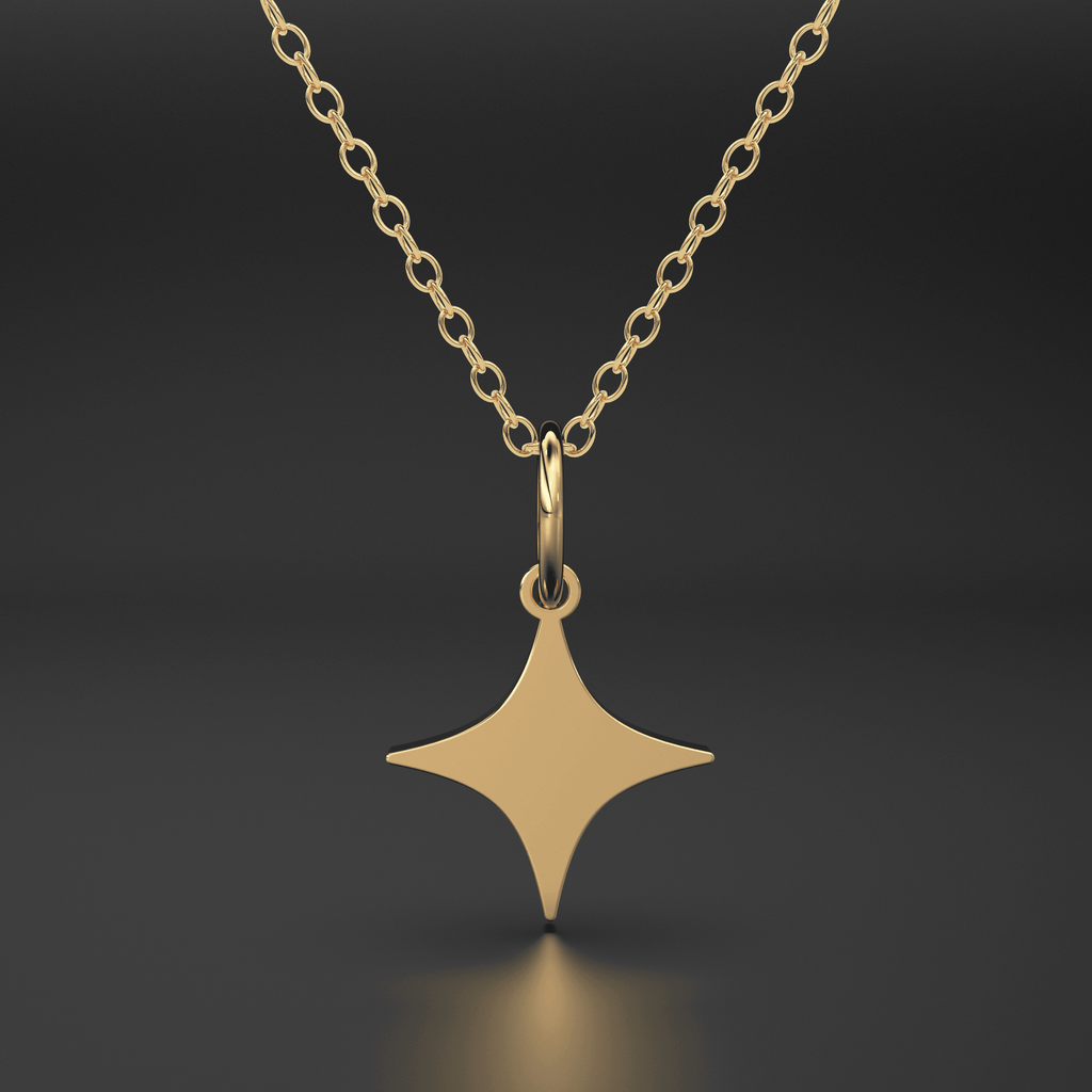 Star Necklace / 14k Gold Star Necklace / Gold Necklaces / Celestial Necklace / Minimalist Star Necklace / Dainty Star Necklace - Jalvi & Co.