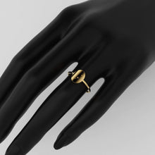 Load image into Gallery viewer, Star Signet Ring / 14K Solid Gold / Custom Zodiac Ring / Constellation Ring / Signet Ring / Stackable Star Rings / Personalized Gift for her - Jalvi &amp; Co.