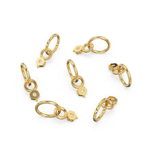 Load image into Gallery viewer, Tiny Single Diamond Square Charm Pendant / 14k 18k Solid Gold Pendant / Diamond Charm / Petite Charm / Sale - Jalvi & Co.