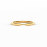 Twisted Gold Wedding Band / 14K Solid Gold Wedding Band / Yellow Gold Ring / Dainty Stacking Ring / Simple Delicate Ring / Thin wedding band