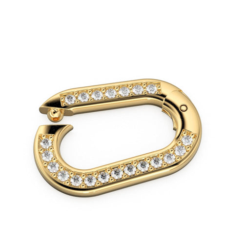 Clasp for charms/beads, gold plated, Ø-inside 4,0mm, 4,55 €