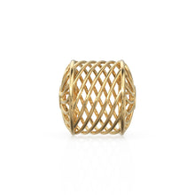Load image into Gallery viewer, Spiral Barrel 18k Solid Gold Bead Designer Spacer Finding 6mm 8mm 10mm - Jalvi &amp; Co. 
