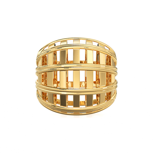 Oval Cage Mesh Solid Gold Spacer Beads Handmade Designer Finding 8mm 10mm