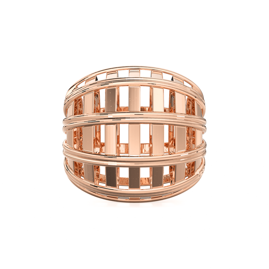 Oval Cage Mesh Solid Gold Spacer Beads Handmade Designer Finding 8mm 10mm