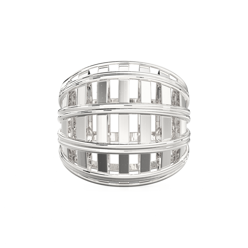 Oval Cage Mesh Solid Gold Spacer Beads Handmade Designer Finding 8mm 10mm