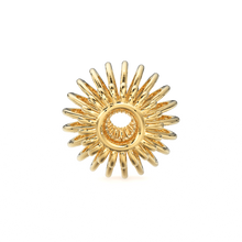 Load image into Gallery viewer, Wired Vase Solid Gold Spacer Beads - Handmade Wire Filigree Gold Finding 9mm 12mm