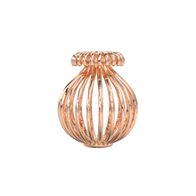 Load image into Gallery viewer, Wired Vase Solid Gold Spacer Beads - Handmade Wire Filigree Gold Finding 9mm 12mm