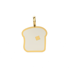 Load image into Gallery viewer, Unique Bread Butter Charm Pendant / Gold Pendant / Solid 14k Gold Pendant / Gold Jewelry