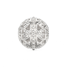 Load image into Gallery viewer, Solid Gold Handmade Floral Milgrain Spacer Gold Bead Finding 8mm