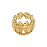 Milgrain Solid Gold Handmade Round Spacer Gold Bead Finding 8mm 10mm