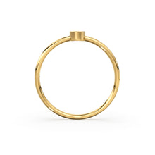 Load image into Gallery viewer, Rose Gold Ruby Ring / 14k Rose Gold Single Ruby 0.08ctw Engagement Ring / Ruby Gemstone Ring / Stacking Natural Ruby Ring / July Birthstone