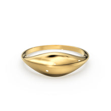 Load image into Gallery viewer, Gold Ring / 14k Gold Statement Ring / Bold Dome Graduating Ring for Women / Pinky Ring