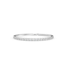 Load image into Gallery viewer, Diamond Eternity Band - Micro Pave Diamond Eternity Band Available as 14k Rose Gold, White Gold or Yellow Gold 1.35MM