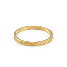 Load image into Gallery viewer, Gold Wedding Band in 14k Gold/ Herringbone Eternity Ring / Chevron Ring / 14K Gold Herringbone Ring / Minimalist Ring/ Chevron Eternity Ring