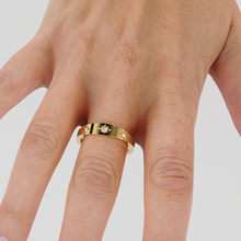 Load image into Gallery viewer, Star Setting Diamond Stacking Ring / 14k Gold Dainty Delicate Minimal Diamond Ring / avail in 14k Gold / Rose Gold