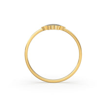 Load image into Gallery viewer, Hamsa Ring / Diamond Hamsa Ring in 14k Gold / Rose Gold Ring / Graduation Gift