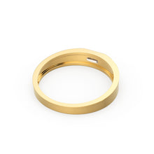 Load image into Gallery viewer, 14k Solid Gold Baguette Diamond Solitaire Ring / Minimalistic Design Diamond Baguette Pinky Ring Women / Rose Gold / White Gold / Signet