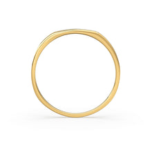 Load image into Gallery viewer, Engravable  Ring / 14k Name Ring / Rose Gold Pinky Ring / Initial Ring / Solid Gold Monogram Ring / Gold Personalized Ring / Engraved Ring