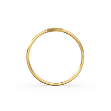 Load image into Gallery viewer, Gold Letter Ring / 14K Solid Gold / Letter Ring / Initial Gold Ring / Stackable Letter Ring / Stackable Initial Rings / Dainty Letter Ring