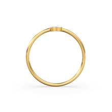 Load image into Gallery viewer, 14K Gold Birthstone Heart Ring/ Solid Gold Ring/ January/ February/ March/ April/ May/ June/ July/ August/ September/ November/ December