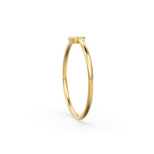 Load image into Gallery viewer, 14K Gold Birthstone Heart Ring/ Solid Gold Ring/ January/ February/ March/ April/ May/ June/ July/ August/ September/ November/ December