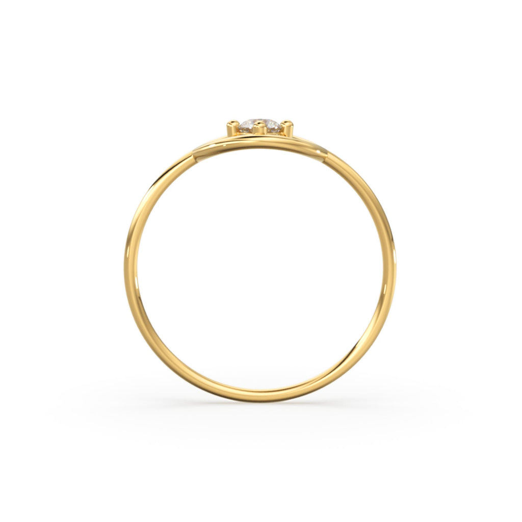 14K Gold Eye Ring / Evil Eye Ring / Sapphire / Ruby Ring / June Birthstone / Emerald / Stacking Ring / Blue Diamond Band / Birthstone Ring