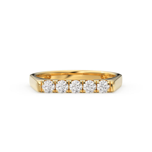 Pinky Ring / 14k Solid Gold Rectangular Diamond Signet Ring / Gold Ring / Chevalier Ring / Women Pinky Ring in Rose Gold and White Gold