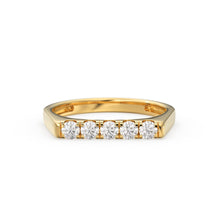 Load image into Gallery viewer, Pinky Ring / 14k Solid Gold Rectangular Diamond Signet Ring / Gold Ring / Chevalier Ring / Women Pinky Ring in Rose Gold and White Gold