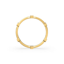 Load image into Gallery viewer, Diamond White Enamel Ring in 14k Gold / White Enamel Handmade Ring / Designer Gemstone Ring / Diamond Enamel Band/ Minimalist Round Cut Ring