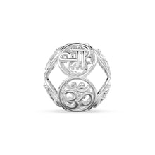 Load image into Gallery viewer, Shree Om Designer Solid Gold 14k 18k Handmade Gold Spacer Bead Jewelry Making Supply 6mm 8mm 10mm
