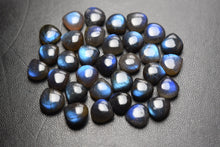Load image into Gallery viewer, 10 Pcs,Superb-Finest Quality,Gold Flashy Labradorite Smooth Heart Shape Briolettes,8.5-9mm size