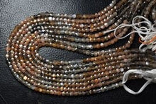 Load image into Gallery viewer, 12.75  Inch Strand, Finest Quality, Natural Golden Sunshine Faceted Box Shaped Beads. Size 4mm