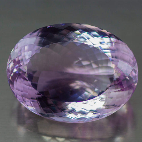 VVS 174 Cts IGLI Certified Rose De France Natural Pink Amethyst Oval Cut Loose Gemstone