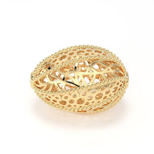 Load image into Gallery viewer, Handmade Designer Egg Shaped Spacer Gold Bead Finding 12,13,16mm 14k 18k Solid Gold