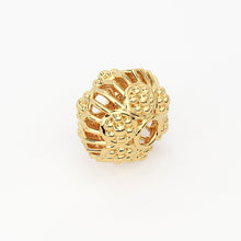 Load image into Gallery viewer, Designer Solid Gold Handmade Rondelle Spacer Gold Bead Finding 8mm 10mm