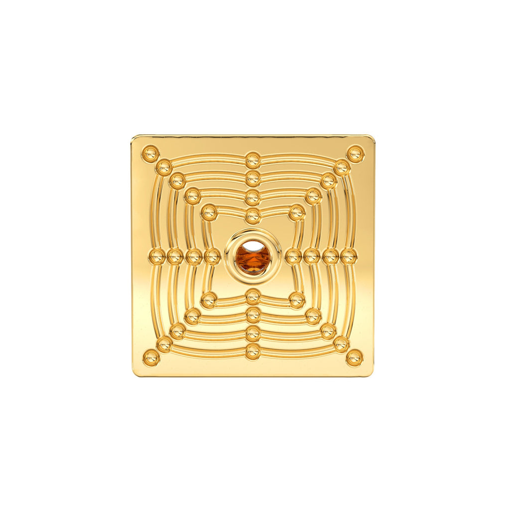 Sturdy Designer Cone Solid Gold 14k 18k Handmade Gold Spacer Bead Jewelry Making Supply available in 13mm