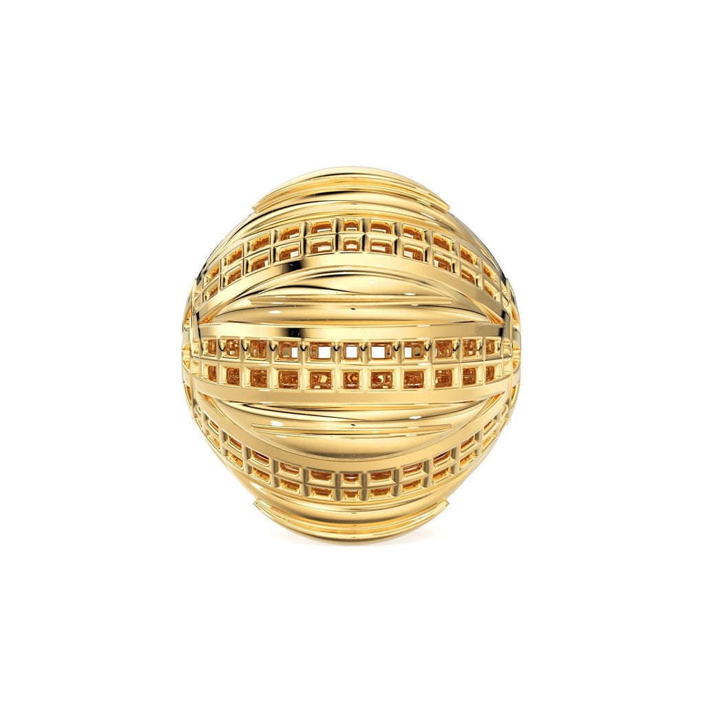 Solid Gold 14k 18k Handmade Gold Spacer Bead Jewelry Making Supply available in 7mm 9mm 11mm