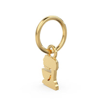 Load image into Gallery viewer, Tiny Solid Gold Dough Mixer Charm / 14k 18k Solid Gold Bakery Pendant / Diamond Bakery Jewelry / Chef Pastry Charm Jewelry / Handmade Gold