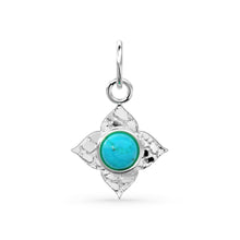 Load image into Gallery viewer, 14k Yellow Solid Gold Fire Australian Opal Charm Pendant Bezel Jewelry Finding / Antique Tribal Style St Patricks Day