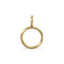 Load image into Gallery viewer, 18k / 14k Gold Charm Connector, Works as bail, Necklace Chain Connector, DIY Findings, Jewelry Component, Price Per Piece St Patricks Day