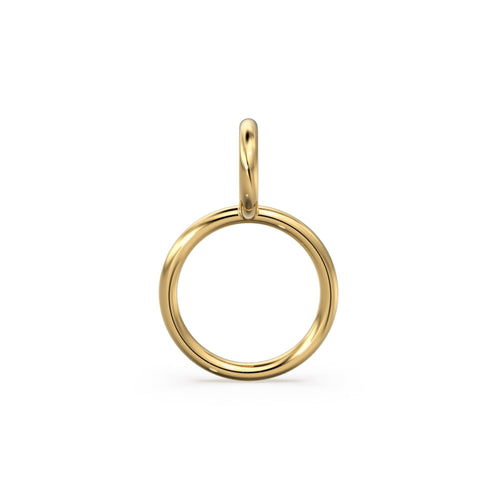 18k / 14k Gold Charm Connector, Works as bail, Necklace Chain Connector, DIY Findings, Jewelry Component, Price Per Piece St Patricks Day