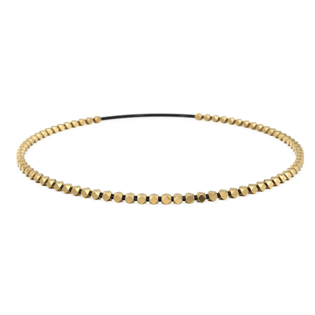 1.5mm 18k Solid Yellow Gold Petite Faceted Nuggets Findings Beads 3" Strand (48) St Patricks Day