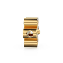 Load image into Gallery viewer, 5mm 18k Solid Yellow Gold Fancy Daisy Flower Design Spacer Finding Beads Quantity: (2 pieces) or (5 pieces) St Patricks Day