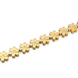 5mm 18k Solid Yellow Gold Fancy Daisy Flower Design Spacer Finding Beads Quantity: (2 pieces) or (5 pieces) St Patricks Day