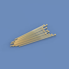 Load image into Gallery viewer, 27 gauge 18k Solid Yellow Gold 20MM 0.8 INCH Ball Headpin Quantity: (2) or (10) or (50)