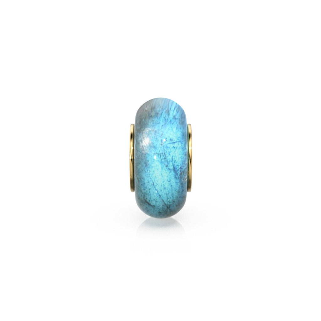 Labradorite Beads, Labradorite Bead Gold Core, Natural Labradorite Bead, Gold Charm Gemstone Bead Pendant, Small Hole Bead, Big Hole Bead