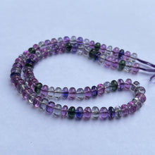 Load image into Gallery viewer, AAAA+ Quality Color Changing Alexandrite Smooth Rondelle Gemstone Beads / 6.5mm Color Change Roundel Beads 18&quot; Strand Jewelry Making